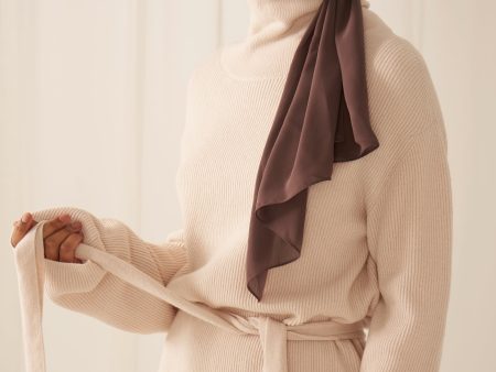 Everyday Chiffon Hijab - Cocoa For Cheap