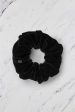 Large Velvet Shaping Scrunchie – Black Sale