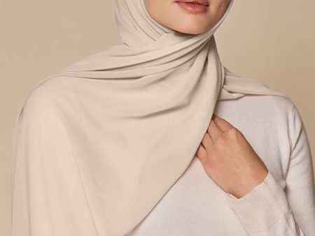 Everyday Chiffon Hijab - Pearl Hot on Sale