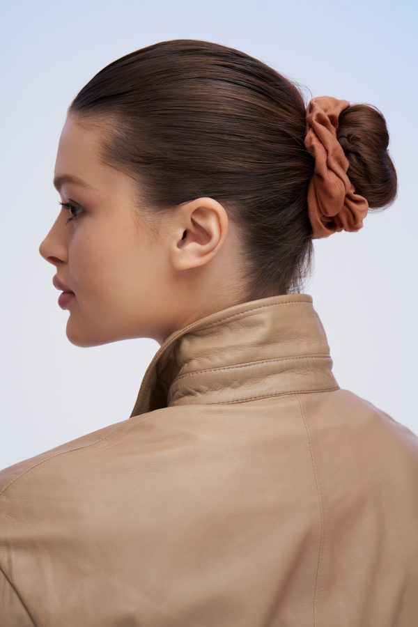 Small Bamboo Jersey Scrunchie – Sienna on Sale