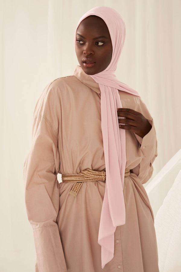 Everyday Chiffon Hijab - Pale Rose Online Hot Sale